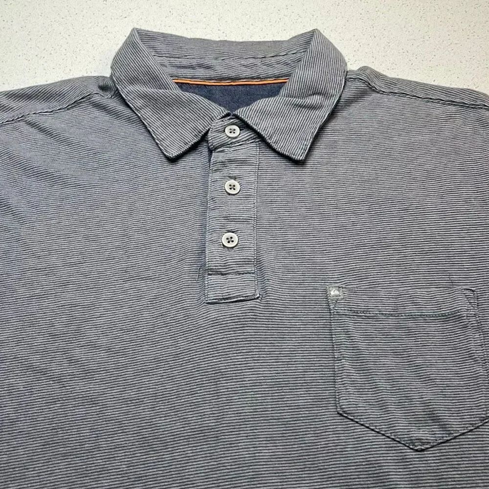 Quiksilver Micro Stripe Polo Mens Small